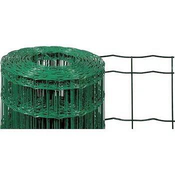 Pletivo Pletivo EUROPLAST 2, 1800/100x50/2,20 mm, zelené, RAL 6005, Zn+PVC, ohradové, bal. 25 m (akce)