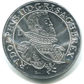 Replika - Rudolf II. Tolar 1609. Autor: Petr Soušek.