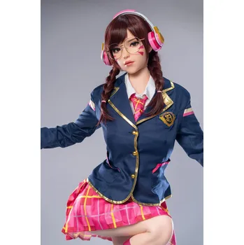 Silikonová panna Game Lady Doll 166cm Big Breast - head 23