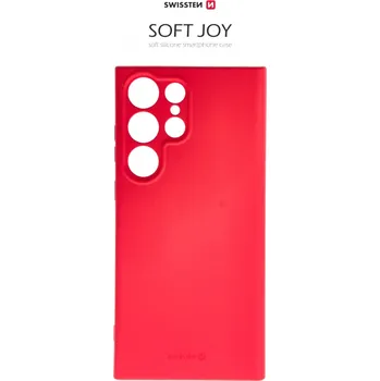 Pouzdro na mobilní telefon POUZDRO SWISSTEN SOFT JOY PRO SAMSUNG S918 GALAXY S23 ULTRA ČERVENÉ