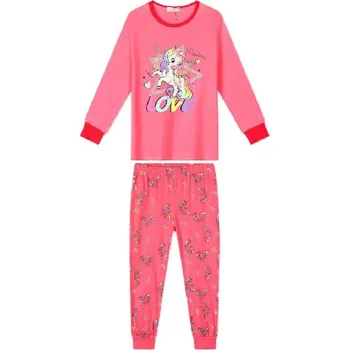 DÍVČÍ PYŽAMO S JEDNOROŽCEM NOVINKA Barva: Růžová, Velikost: 110