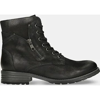 Dámská zimní obuv Baťa černá dámská kotníková obuv z nubuku, vel. 37