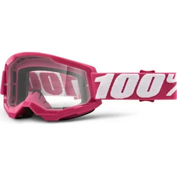 Motocyklové brýle STRATA 2, 100% brýle Fletcher, čiré plexi