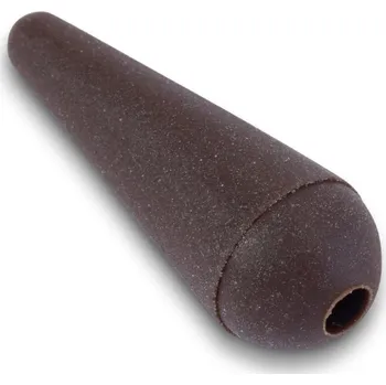 10ks Korálky Anaconda Tapered Shock Beads hnědá