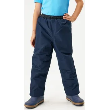 Dívčí kalhoty Unuo Dětské zimní rostoucí oteplovačky Polar, Tm. Modročerná - 98/104