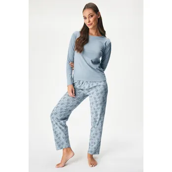 Dámské pyžamo Bavlněné pyžamo Hearts dlouhé I