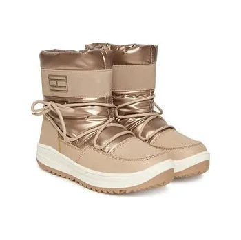 Dámská zimní obuv Tommy Hilfiger Sněhule Snow Boot T3A5-34052-1474 D Béžová 37