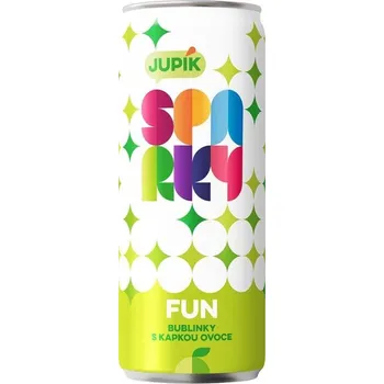 Limonáda Jupík Sparky Fun 0,33l - plech