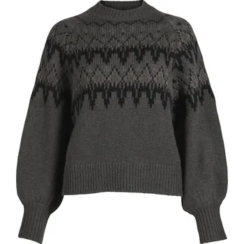 Dámská mikina Svetr Nu Denmark 8524-50 tmavě šedá se vzorem Velikost: 38