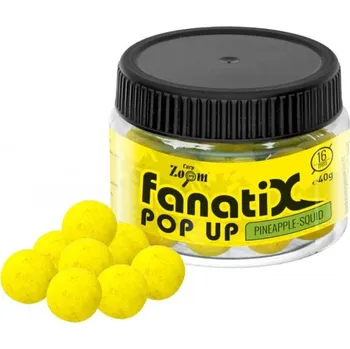 Boilies Carp Zoom Fanati-X Pop Up Boilies - 40 g/16 mm/Ananas-Oliheň