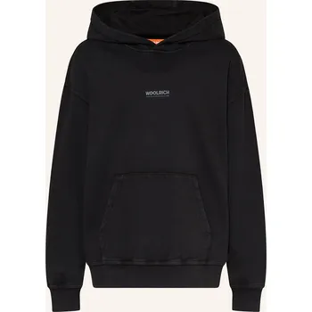 Dámská mikina Woolrich Dětská Mikina S Kapucí, černá, 164