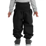 Unuo, Batolecí softshellové oteplovačky se sherpou Light, Černá Žíhaná - 80/86