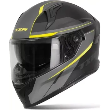 Helma na motorku Integrální helma na motorku TXR Raptor černo-šedo-fluo žlutá matná