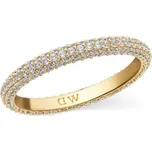 Daniel Wellington Třpytivý pozlacený prsten s kubickými zirkony Pavé DW004017 56 mm + 2 měsíce na vrácení zboží