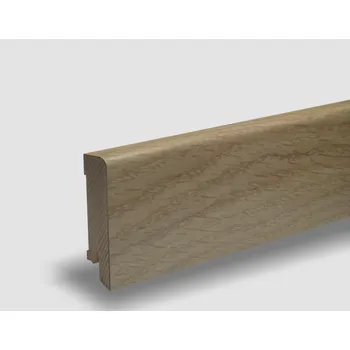 soklová lišta Soklová lišta dýhovaná Dub bílý UV-olej, 16x60 Cubica, smrkové jádro Pedross