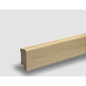 soklová lišta Soklová lišta dýhovaná DUB IVORY, matný lak, jádro smrk Pedross, Cubica