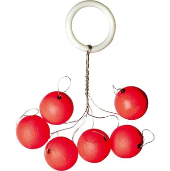 Signalizace záběru 1ks - Plovák Iron Trout Leuchtpilot kulatý červený 10mm