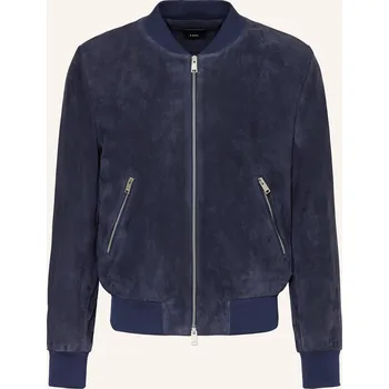 Pánský kabát Arma Pánský Kožený Blouson Didier, tmavě modrá, 50