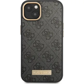 Telefonní příslušenství Guess PU 4G MagSafe Case iPhone 14, Black 57983111073