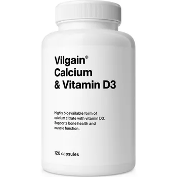 Vilgain Vápník + Vitamin D3 120 kapslí