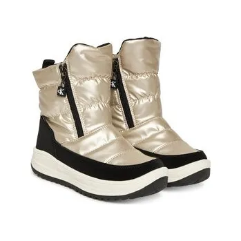 Dívčí sněhule Sněhule Calvin Klein Snow Boot V3A5-83140-1862 S Écru 33