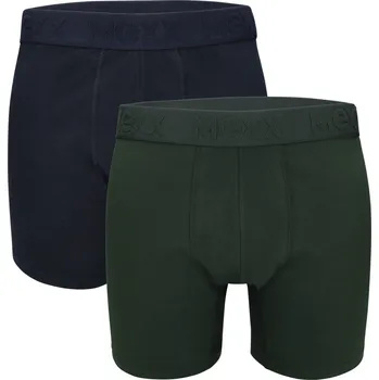 Boxerky MEXX Pánské boxerky, 2 kusy (navy modrá / zelená, 5/M)