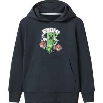 Chlapecká mikina Minecraft Chlapecká mikina s kapucí modrá 122/128