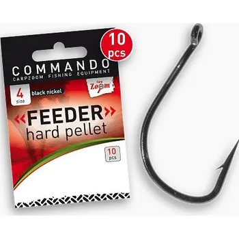 Carp Zoom Háčky Feeder Hard Pellet - 10 ks/vel.12