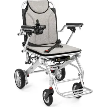 Invalidní vozík Ultralehký elektrický vozík Smart-Tim - Stříbrný