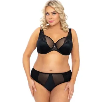 Podprsenka Nevyztužená podprsenka Biggi Roxi Černá 70I