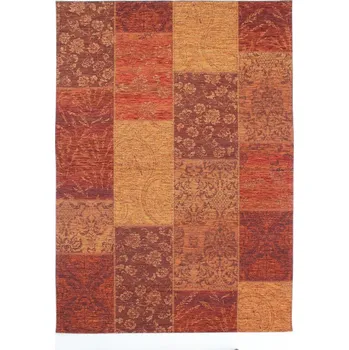 Koberec Kusový koberec Manhattan Patchwork Chenille Terracotta 200x290 cm
