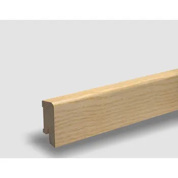 soklová lišta Pedross Soklová lišta dýhovaná DUB SUKATÝ SVĚTLÝ, matný lak, jádro smrk