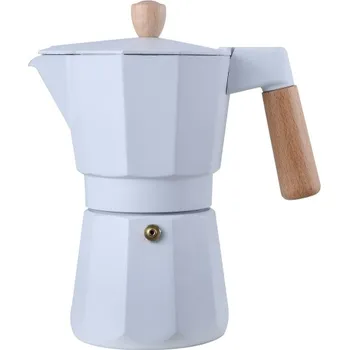 Moka konvice BERGNER Konvice na espresso 3 šálky bílá Naturally