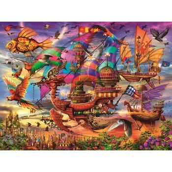 Puzzle RAVENSBURGER Mystická létající loď 1500 dílků