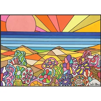 Puzzle RAVENSBURGER Kamenné květiny na Havaji 1000 dílků