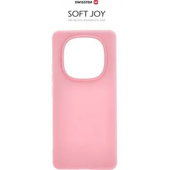 Pouzdro na mobilní telefon POUZDRO SWISSTEN SOFT JOY PRO XIAOMI REDMI NOTE 14 PRO PLUS 5G RŮŽOVÉ