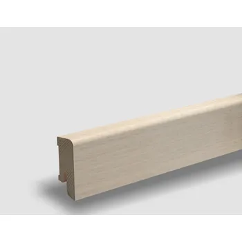 soklová lišta Soklová lišta dýhovaná DUB MILK OAK, matný lak, jádro smrk Pedross, Cubica