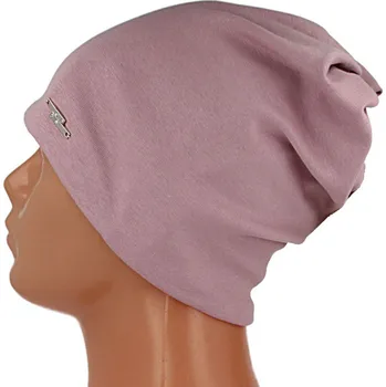 Kojenecké oblečení RDX Dívčí spadlá čepice s otvorem na culík ružová Vel. 6