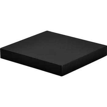 police Homea Nástěnná police z MDF, 25 × 22,8 cm, černá