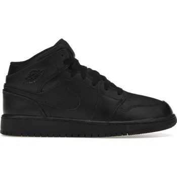Dámské tenisky Jordan 1 Mid Triple Black (GS) Velikost: 36 554725-093