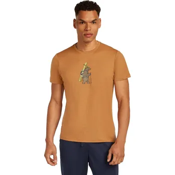 Pánské merino tričko s krátkým rukávem ICEBREAKER Mens 150 Tech Lite SS Tee Bear Tour, Trail velikost: XL