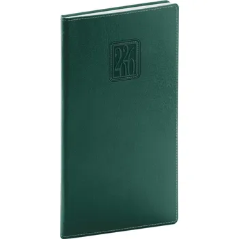 Diář Notique Kapesní Diář Panama 2026, Zelený, 9 x 15,5 cm