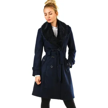 Dámský kabát TopMode Kabát dámský s kožešinou 846564