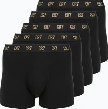 Boxerky Pánské boxerky CR7 Basic Trunk 5 párů 2352 black