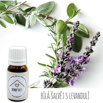 Vonný olej Od Janky Vonný olej Bílá šalvěj s levandulí 10 ml
