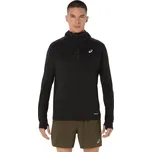 Pánská sportovní mikina přes hlavu Asics ROAD WINTER LITE-SHOW HOODIE černá 2011D359-001 - L | UK 11 | US 12