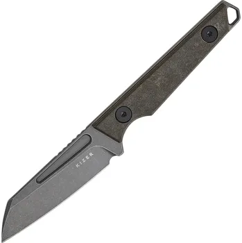 lovecký nůž Kizer Phasmids AEB-L, Šedý Stonewashed, Čokoládový Glacier 1079A2