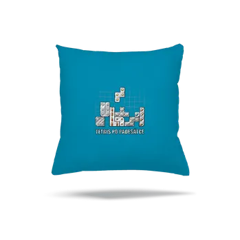 Polštář Bastard Tetris po padesátce polštář Blue Turquoise