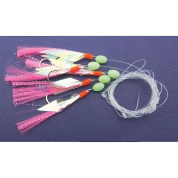 Mořský Návazec Mistrall Makrelový Systém 0,60mm 3/0 Růžová