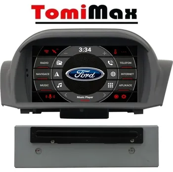 Autorádio TomiMax Ford Fiesta Android 14 autorádio s WIFI, GPS, USB, BT HW výbava: 4 Core 2GB+16GB PX HIGH, Velikost obrazovky: Dotyková obrazovka: 7"
